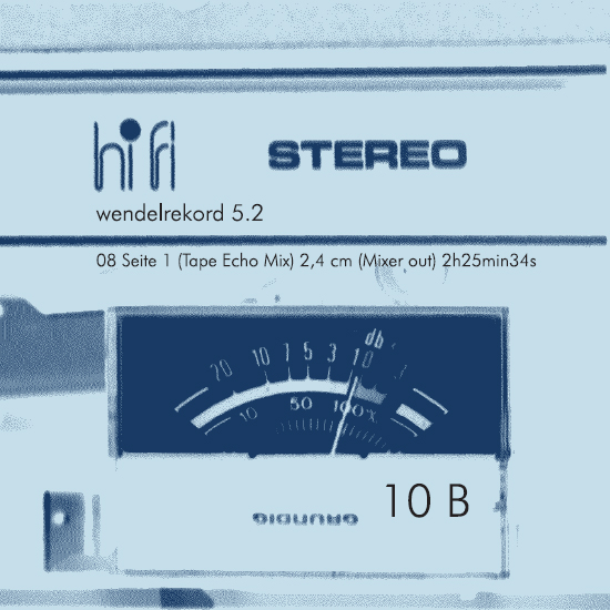 2024-03-12 wendelrekords V.II (unfinished sense of time Tape Mix und Tape Echo Mix) (10 Vinyl)